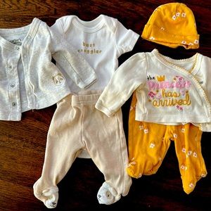 Preemie girl outfits